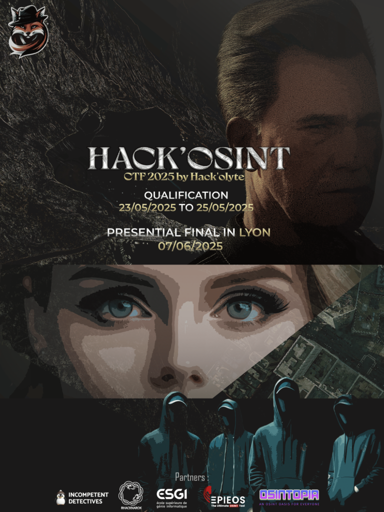 Hack'OSINT CTF - Evenement